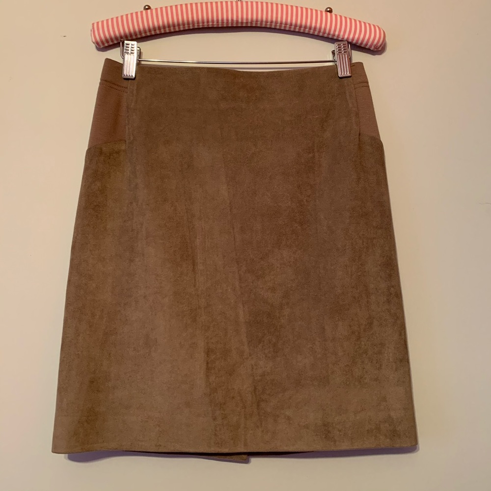 BCBGMaxAzria Mocha Pencil Skirt